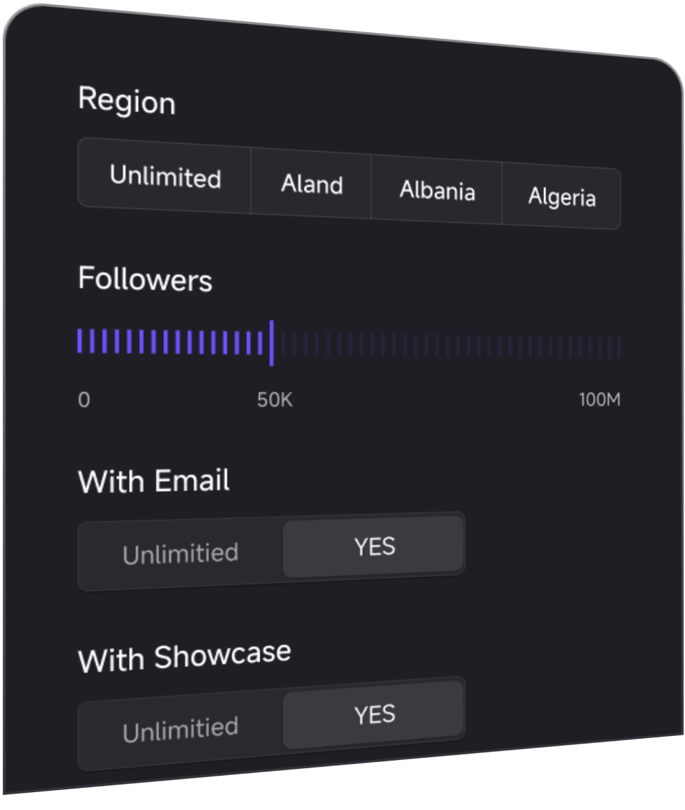Datech Influx feature - 17 precise metrics for perfect match